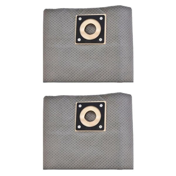 2PK Pullman AS4 15L Reusable Cloth Bag for Vacuum Cleaner Durable Fabric Grey