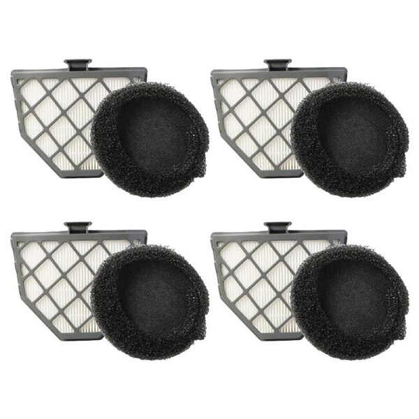 4PK Pullman Advance Lithium PL950 Vacuum Filter Optimal Dust Filtration Black