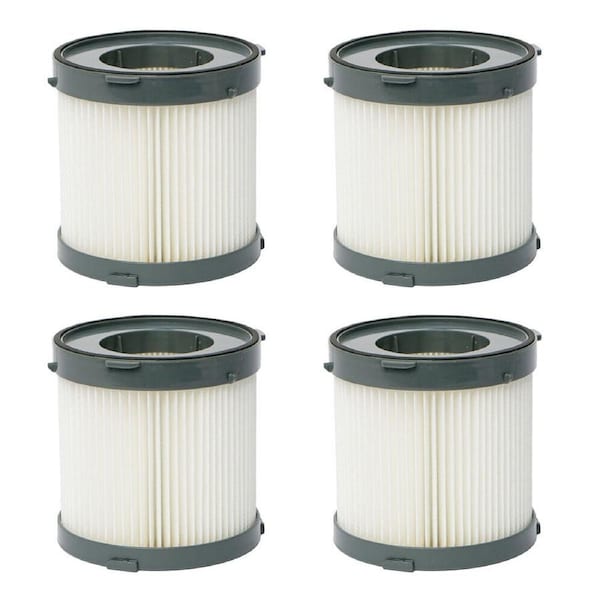 4PK Pullman 10L HEPA Filter Replacement for CD1203 Commercial Vacuums White