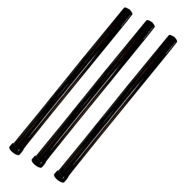 3PK Universal 32mm Extension Rod Pole Replacement for Vacuum Cleaners Black
