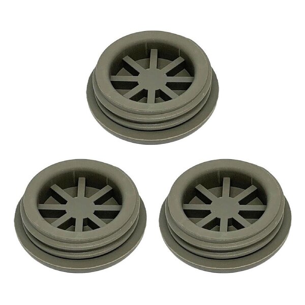 3PK Pullman Advance Commander PV900 & PL950 Blower Cap for Vacuum Cleaner Black