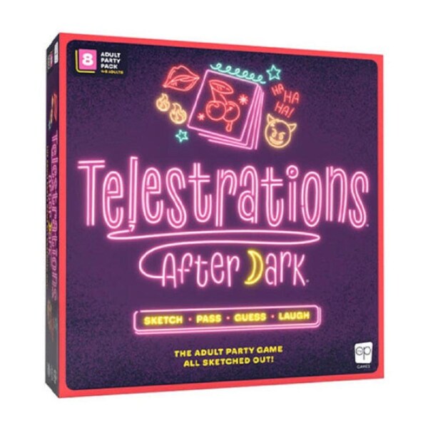 Telestrations After Dark (Age 17+) 8 Player New Edition