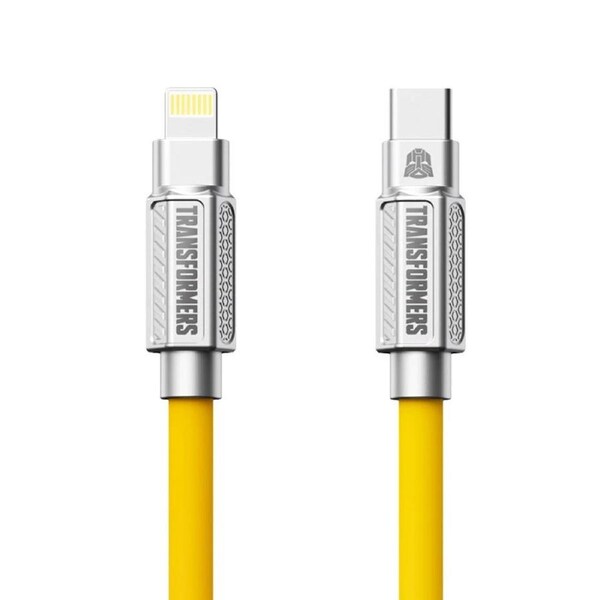 Transformers Type-C USB to Apple Fast Charge 100W / 5A Data Cable USB TF-A07 - Yellow