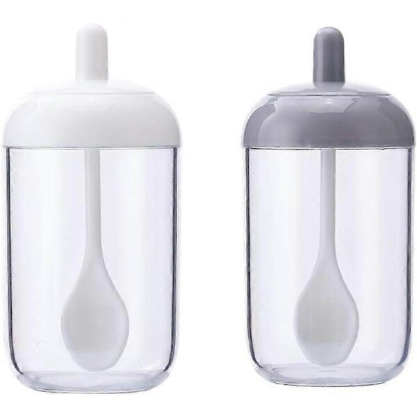 2 pieces of seasoning storage container food jars for kitchen storage