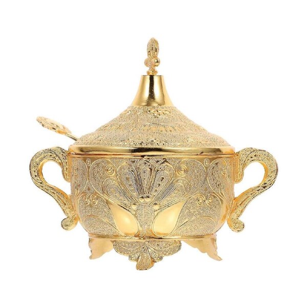 Pooper Scooper Metal Seasoning Storage Container Honey Pot Condiment Dispenser Condiment Storage Box Seasoning Container