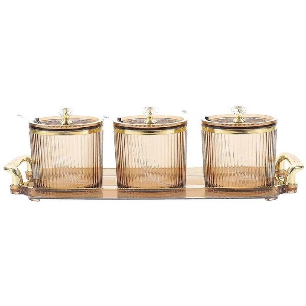 1 Set of Seasoning Box Container Spice Seasoning Storage Box Condiment Holder Salt Box