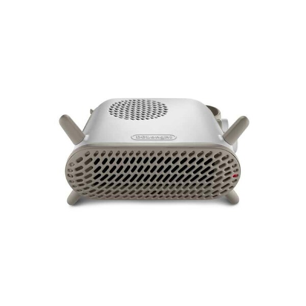 DeLonghi Portable Capsule Fit Quiet Space Fan Heater 2400W White HFS70B24WH