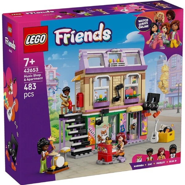 Lego Friends - Music Store & Apartment