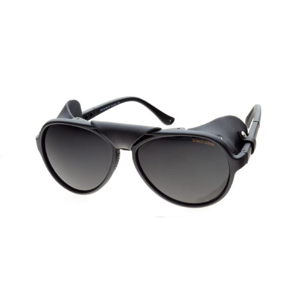 MAKO EXPLORER II 9608 Matte Black Frame Grey HDIR Glass Lens Sunglasses