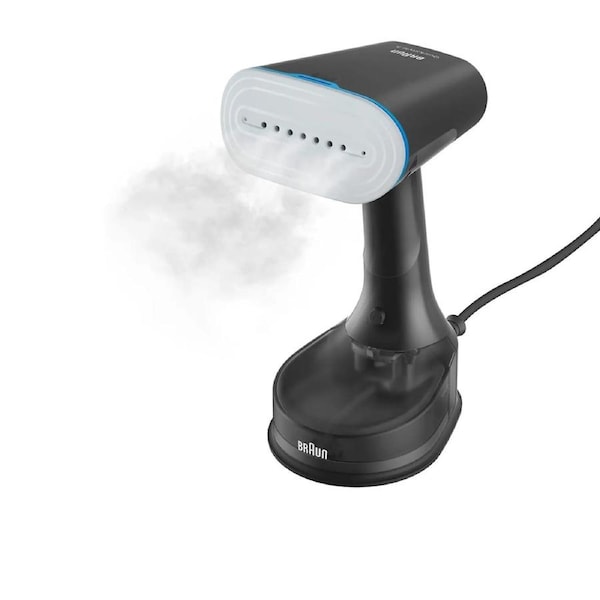 Braun Handheld Garment Steamer - Clothes Fabric Hot Steam Iron Press - Clothes De-Wrinkler Handheld Ironing