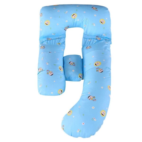 Catzon Pregnant Women Pillow U-Shaped for Side Sleeping Support Belly-7