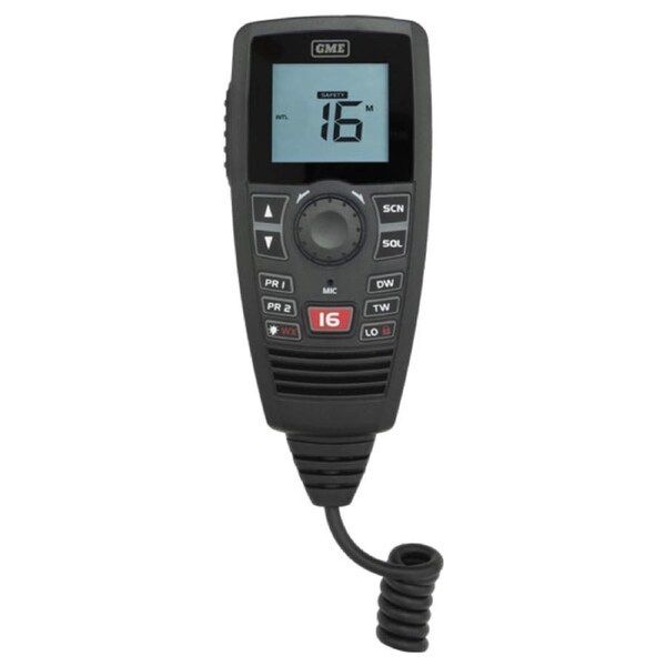 GME MC750B WP LCD Speaker Mic - Suits GX750B - Black