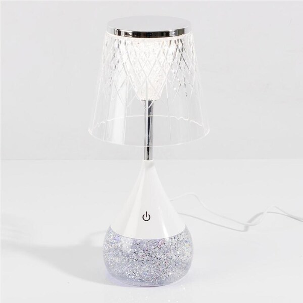 Glitter Base Table Lamp - Ivy