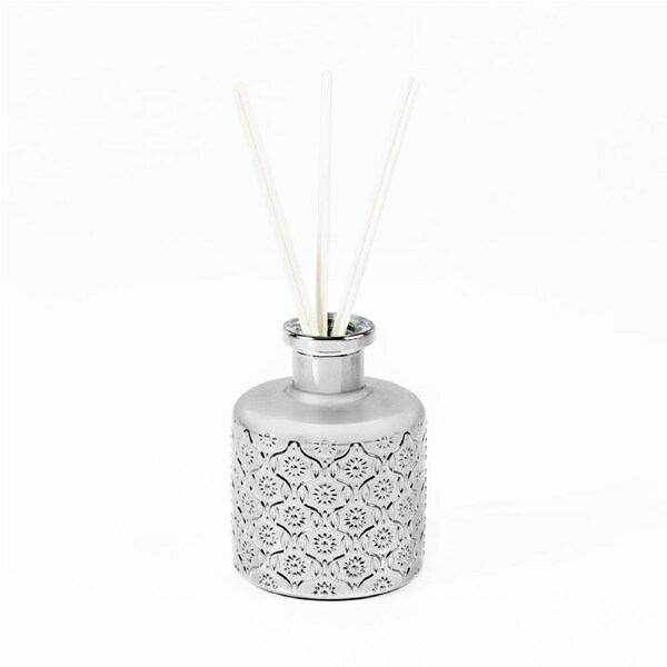 Freya & Sol Glass Flowers Silver Vanilla Delight Reed Diffuser 200mL