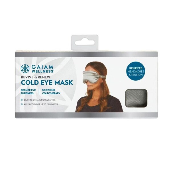 Gaiam Wellness Revive And Renew Cold Eye Mask