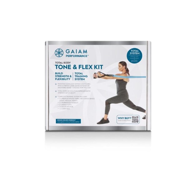 Gaiam Performance Total Tone & Flex Kit 3 Premium Weaves