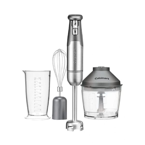 Cuisinart Hand Blender - 800W Puree Vegetable Onion Garlic Mixer Food Processor - Chopper Crusher Whisk