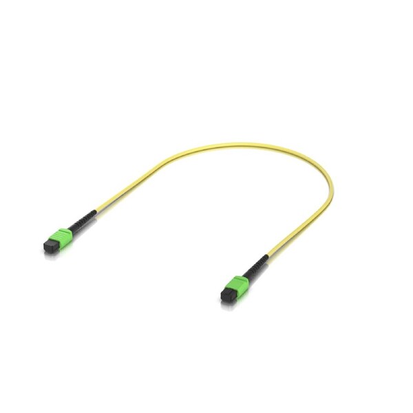 Ubiquiti OS2 MPO-12 APC Fiber Patch Cable, 0.5 m, Single-pack, Indoor OS2