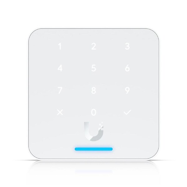 Ubiquit Reader Flex, White ,Third-generation NFC Card Reader With A Keypad & Apple Touch Pass Support, Outdoor IP55, Power via POE