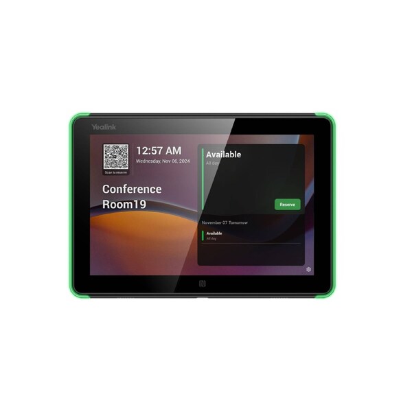 Yealink Roompanel Android based Scheduling Panel 8-inch flush mount kit