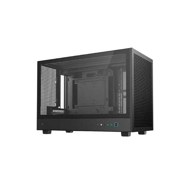 DeepCool CH260 M-ATX Case, Extremely Portable Size Abundant Airflow Ventilation Mesh and glass panels Support up to 360mm liquid cooling Direct instal