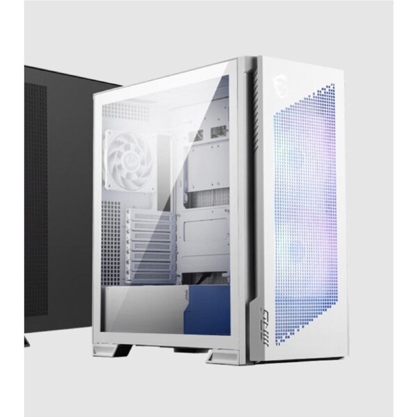 MSI MPG VELOX 300R AIRFLOW PZ WHITE, Mid-Tower Case, E-ATX / ATX / M-ATX / ITX, 7x Expansion Slots, 1x USB-C, 1x Audio, 4x 2.5', 1x3.5'