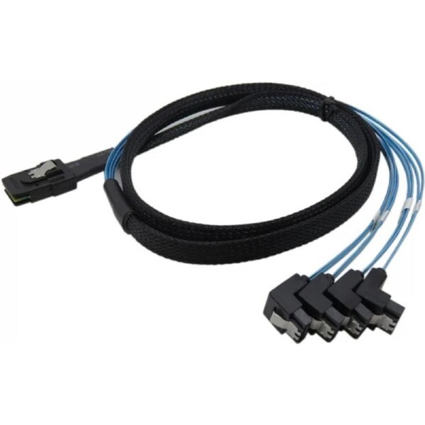 TGC Mini-SAS (mSAS) SFF-8087 to 4 SATA revert datacable