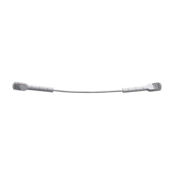 8ware Ultra-Thin Flexible CAT6 Cable 0.5M - White Colour 90o Angled RJ45