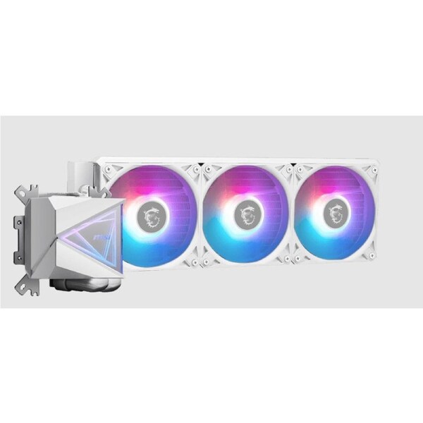 MSI MAG CORELIQUID I360 White Liquid CPU Cooler, LGA 1150/1151/1155/1156/1200/1700+ Next gen AM5/AM4 3y warranty
