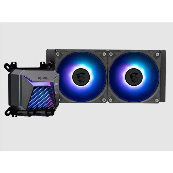 MSI MAG CORELIQUID A15 240, 2 fans, Rifle Bearing, 500~2050 150 RPM, AM5 / AM4, 71.23 x 69.47 x 75.05 mm 3y warranty