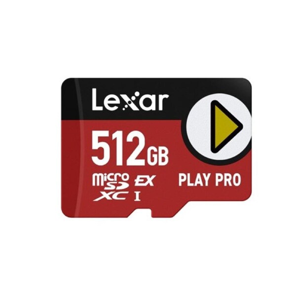 Lexar PLAY PRO microSDXC Express Card 512GB, microSDXC, high performance, microSD Express, up to 900MB/s read and 600MB/s write