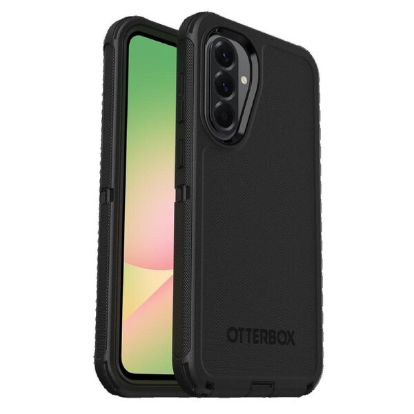 OtterBox Defender Samsung Galaxy A56 5G (6.7') Case Black - (77-97788), DROP+ 7X Military Standard, Multi-Layer, Port Covers, 7 Years Warranty