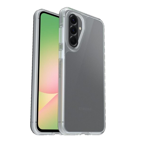 OtterBox React Samsung Galaxy A56 5G (6.7') Case Clear - (77-97796), Antimicrobial, DROP+ Military Standard, Raised Edges, Hard Case, 7 Years Warranty