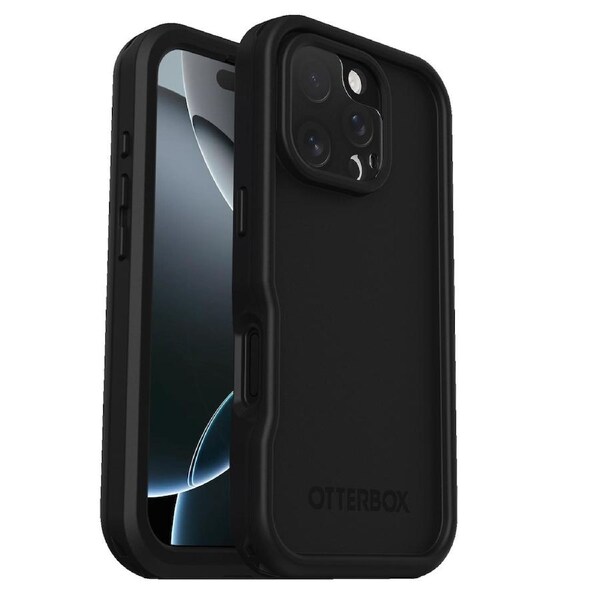 OtterBox FRE MagSafe Apple iPhone 16 Pro Max (6.9') Case Black - (77-96158), DROP+ 5X Military Standard, Built-In Screen Protector, 7 Years Warranty