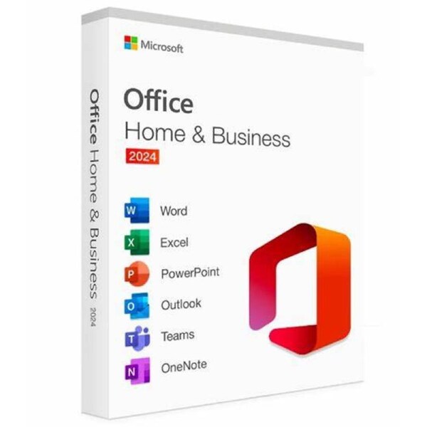 Promo-Microsoft Office Home & Business 2024 English APAC Medialess Retail New. Word, Excel, Power Point, Outlook for PC and Mac
