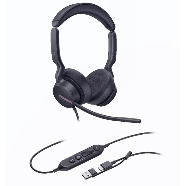 Yealink UH46 Dual Teams USB-C/A Microsoft Certified Teams USB Wired Headset