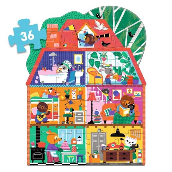 Djeco - The Little Buddies Giant Puzzle 36pc