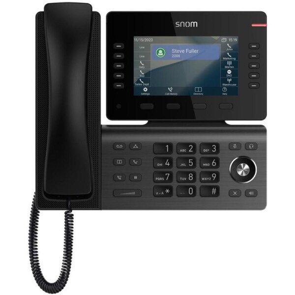 SNOM D815W IP Desk Telephone , 5' (480x272) color LCD, 10 (36) configurable