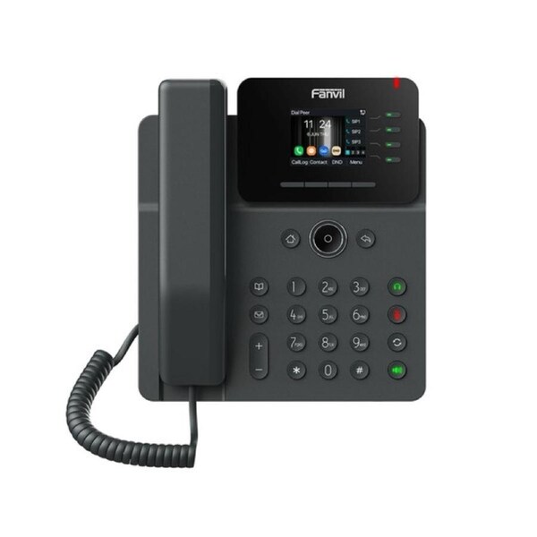 Fanvil V61W Prime Business Phone Qty/CTN: 10 PCS, 2.4-inch color screen, HD audio, HAC, Wi-Fi. Bluetooth, PoE Support 6-way Audio conference, EHS