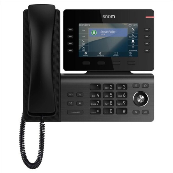 SNOM D812 Desk Telephone 5' color LCD Screen with 8 SIP accounts GigE