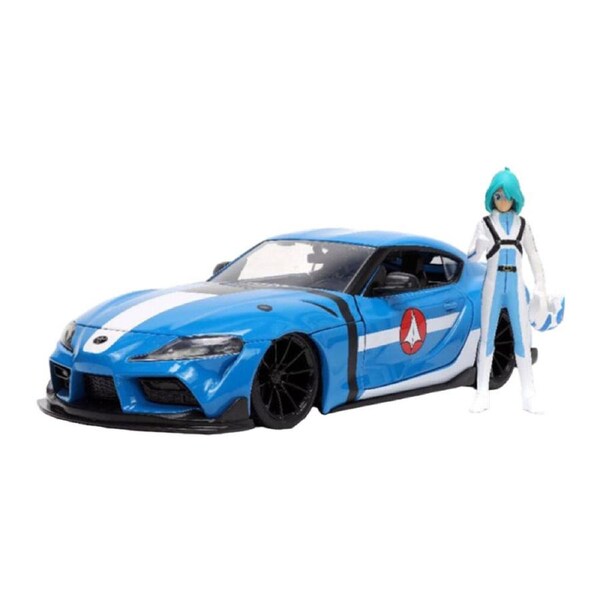 Robotech Max Sterling W/ 2020 Toyota Supra 1:24 Scale Die-Cast Vehicle Toy
