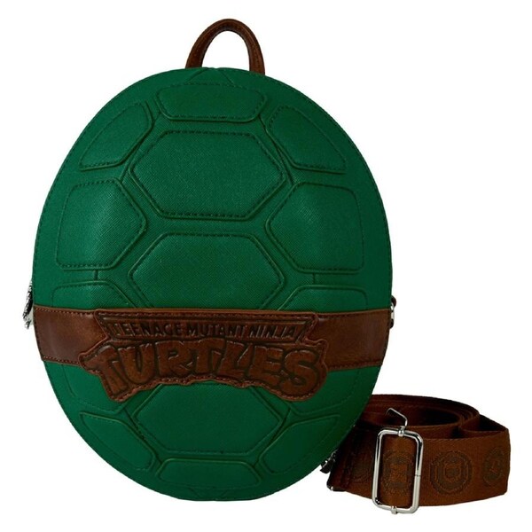 Loungefly Teenage Mutant Ninja Turtles Turtle Shell Molded Faux Leather Sling Bag