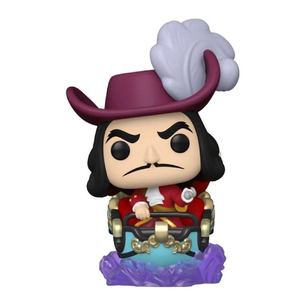 Disney World 50th Anniversary Captain Hook At Pan's Flight Attraction Pop Ride