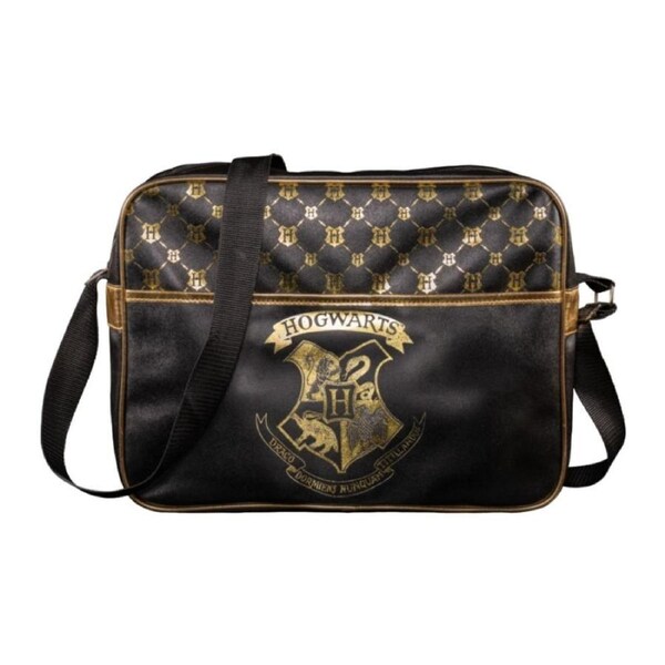 Harry Potter Hogwarts Messenger Bag Kids/Adult Costume Accessory w/ Strap Black