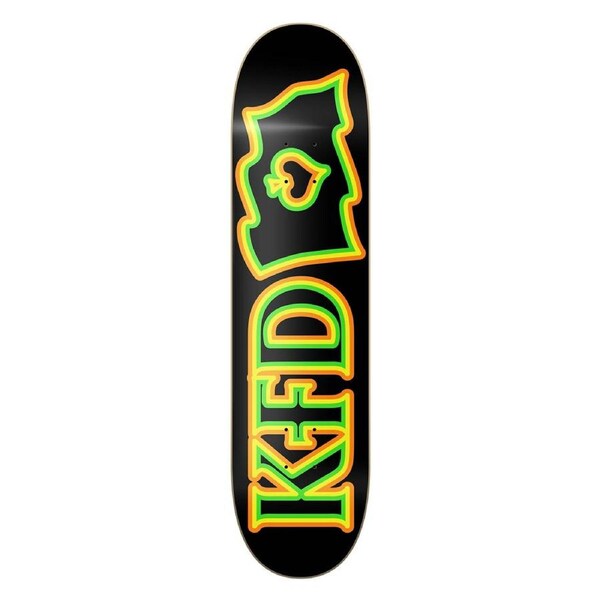 Kfd Logo Skateboard Deck Flagship Chill Pro Premium Durable 8.25 - Black