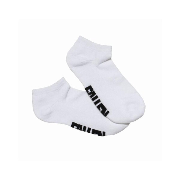 Fallen Footwear Dissorder Padded Heel and Toe Lowcut Sock - White