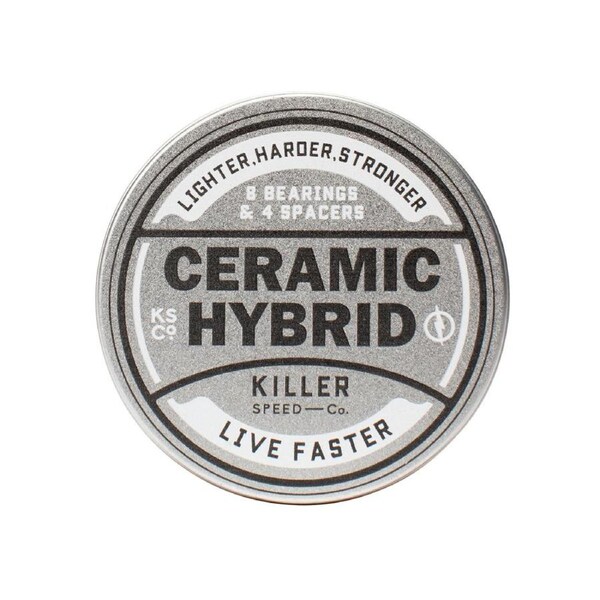 Set of 8 Killer Speed Co Skateboard Tech Bearing - Ceramic Hybrid Hardware