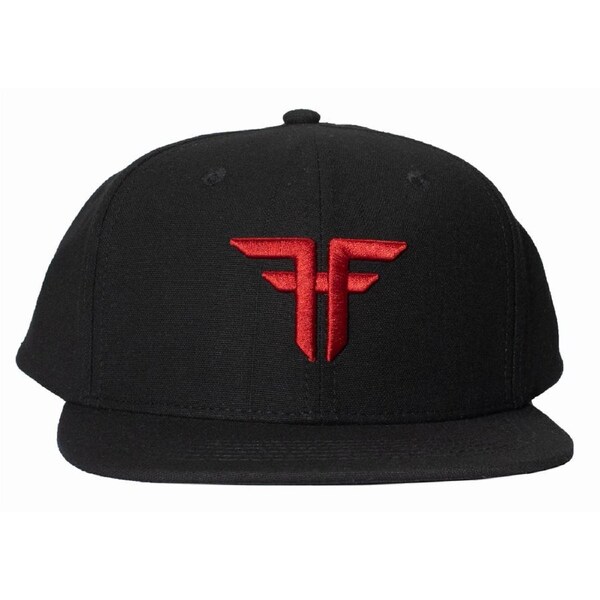 Fallen Footwear Trademark Hat Flat Visor 3D EVA Embroidery - Black/Red