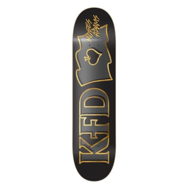 Kfd Premium Skateboard Deck Moses Pro Model 3D 8 Decks - Black