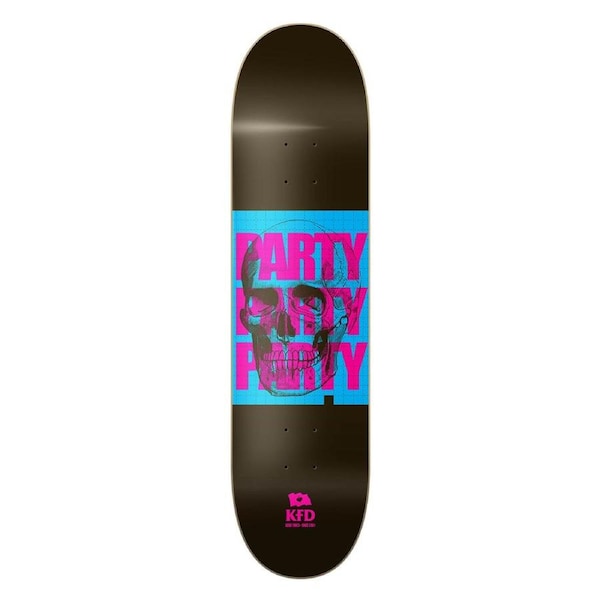 Kfd Premium Skateboard Deck Party Pro Premium Durable Pink 8 Decks - Black